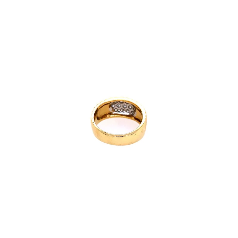 Ring Bicolor Gold 750 mit Brillanten