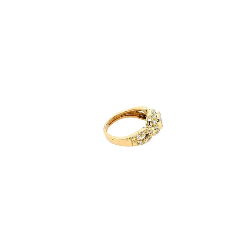 Ring Gelbgold 750 mit Diamanten & Brillanten