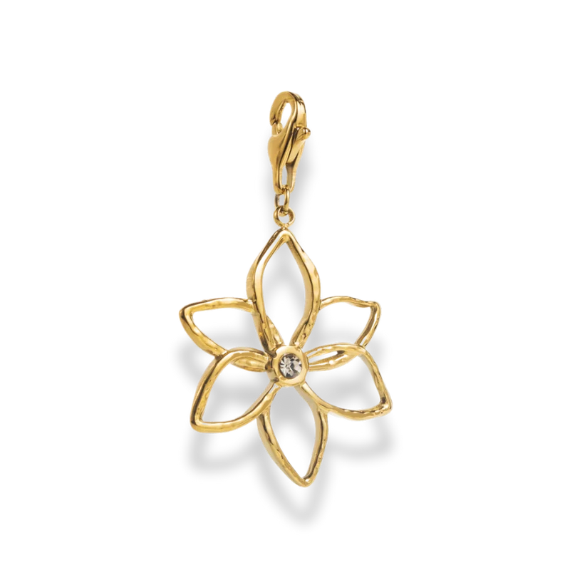 Floral Crystal Charm