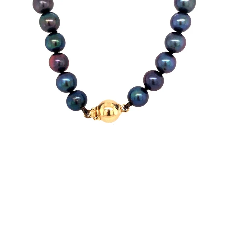 Tahitiperlenkette mit Anhänger Gelbgold 750 - 18 ct.