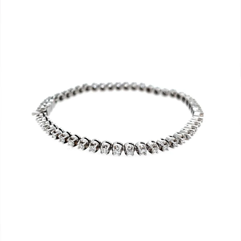 Tennisarmband Weißgold 750 - 18 ct. mit Brillanten