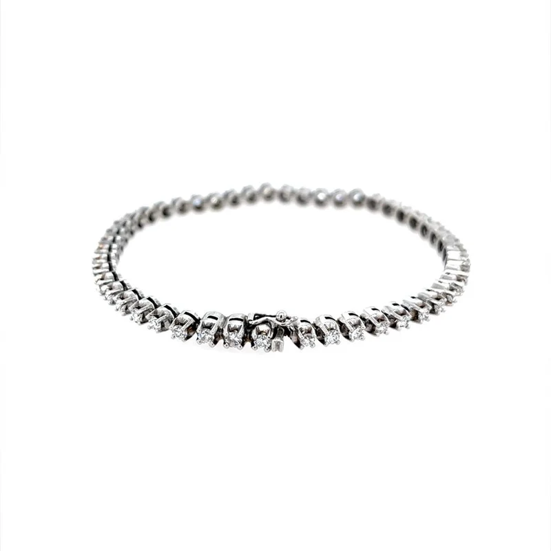 Tennisarmband Weißgold 750 - 18 ct. mit Brillanten