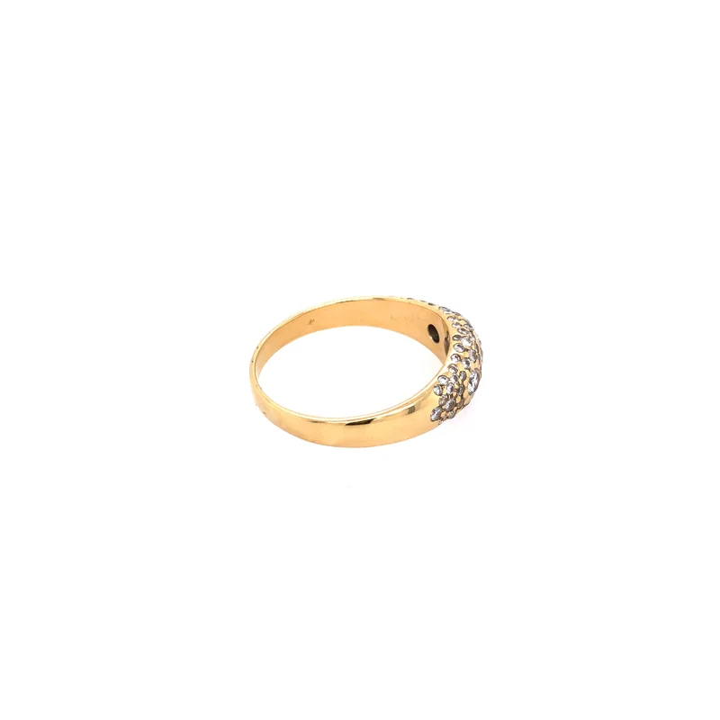 Exklusiver Ring Gelbgold 750 mit Brillanten