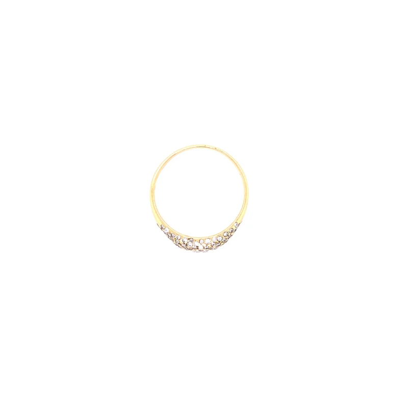 Exklusiver Ring Gelbgold 750 mit Brillanten