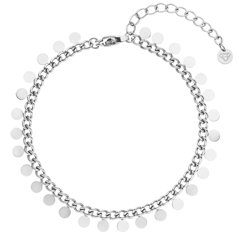 Coins Fußkette | 18K vergoldet