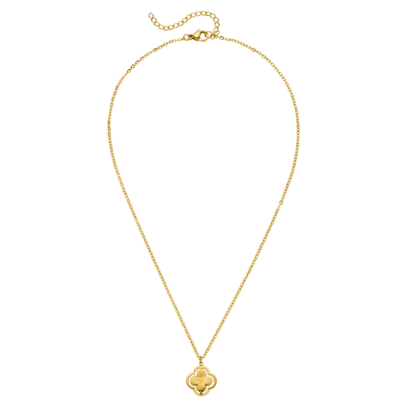Double Clover Kette | 18K vergoldet