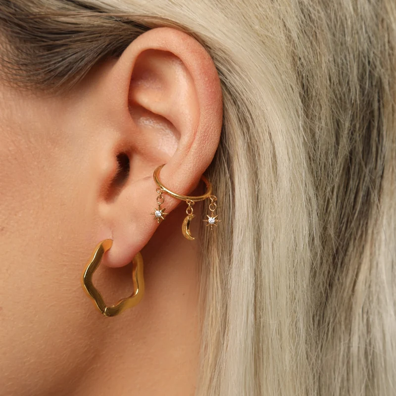 Fancy Flower Ohrringe | 18K vergoldet