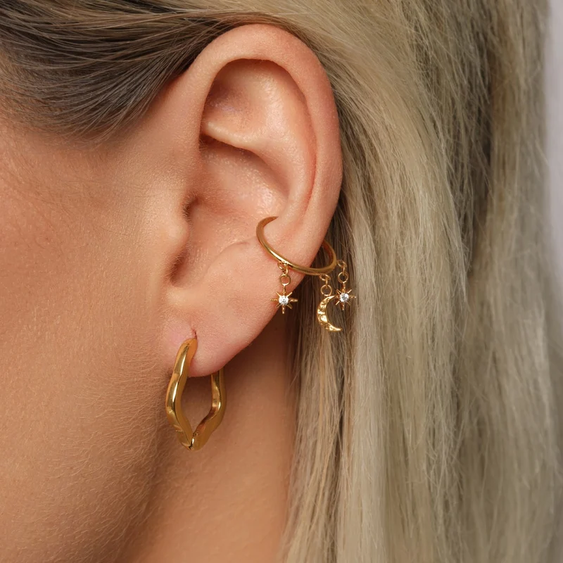 Fancy Flower Ohrringe | 18K vergoldet