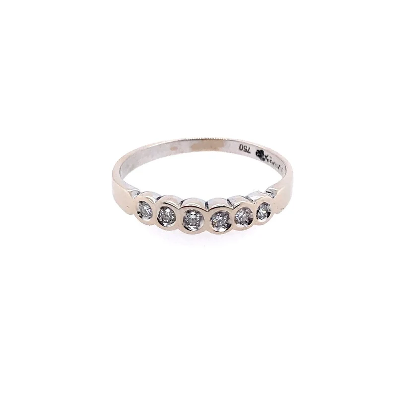 Ring Weissgold 750 mit Brillanten
