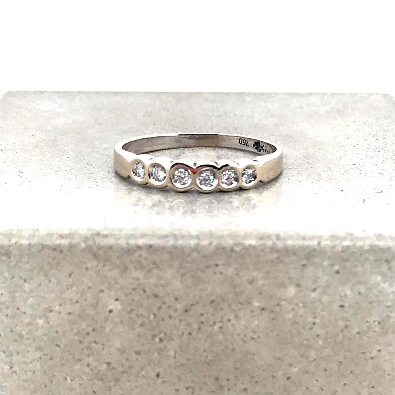 Ring Weissgold 750 mit Brillanten