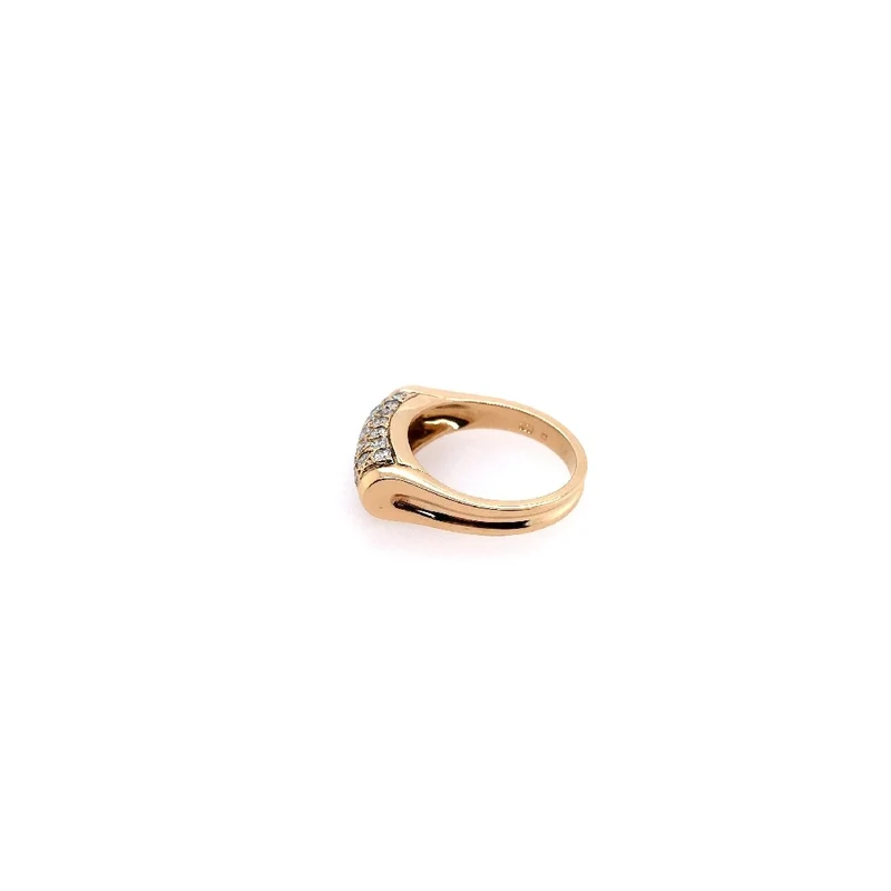 Ring Roségold 750 mit Brillanten