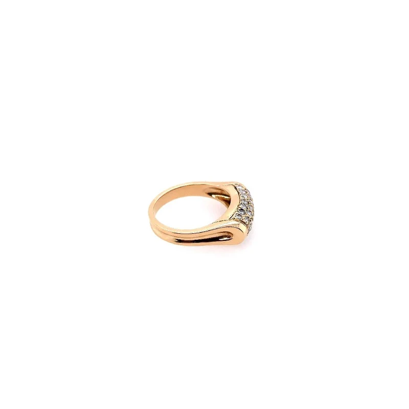 Ring Roségold 750 mit Brillanten