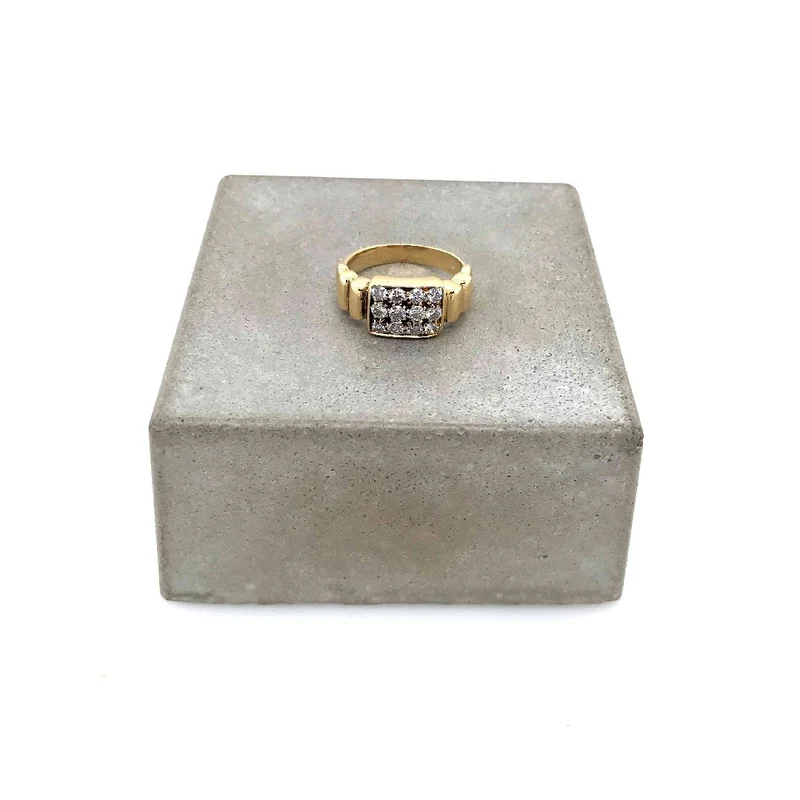 Ring Gelbgold 750 mit Brillanten