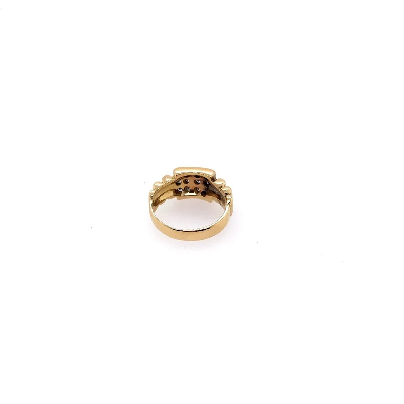Ring Gelbgold 750 mit Brillanten