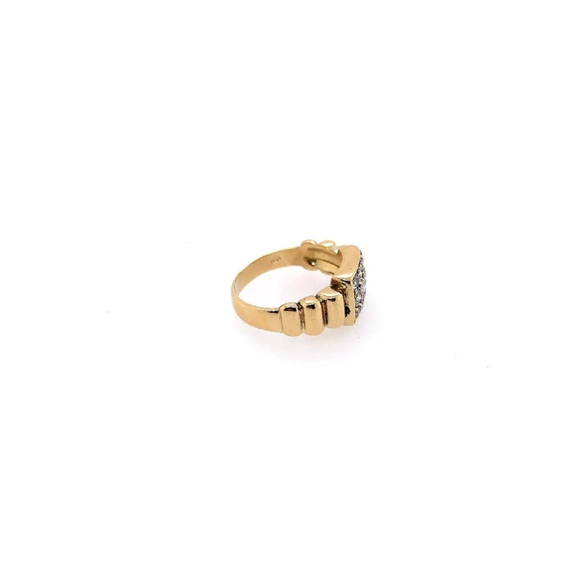 Ring Gelbgold 750 mit Brillanten