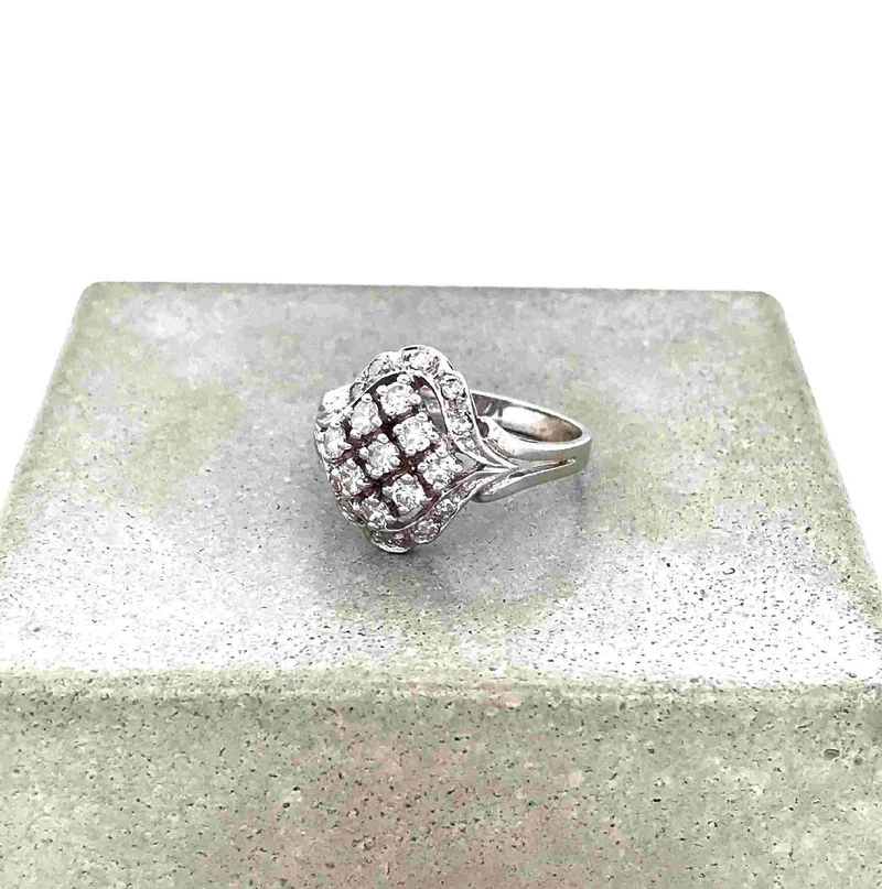 Ring Weissgold 585 mit Diamanten & Brillanten