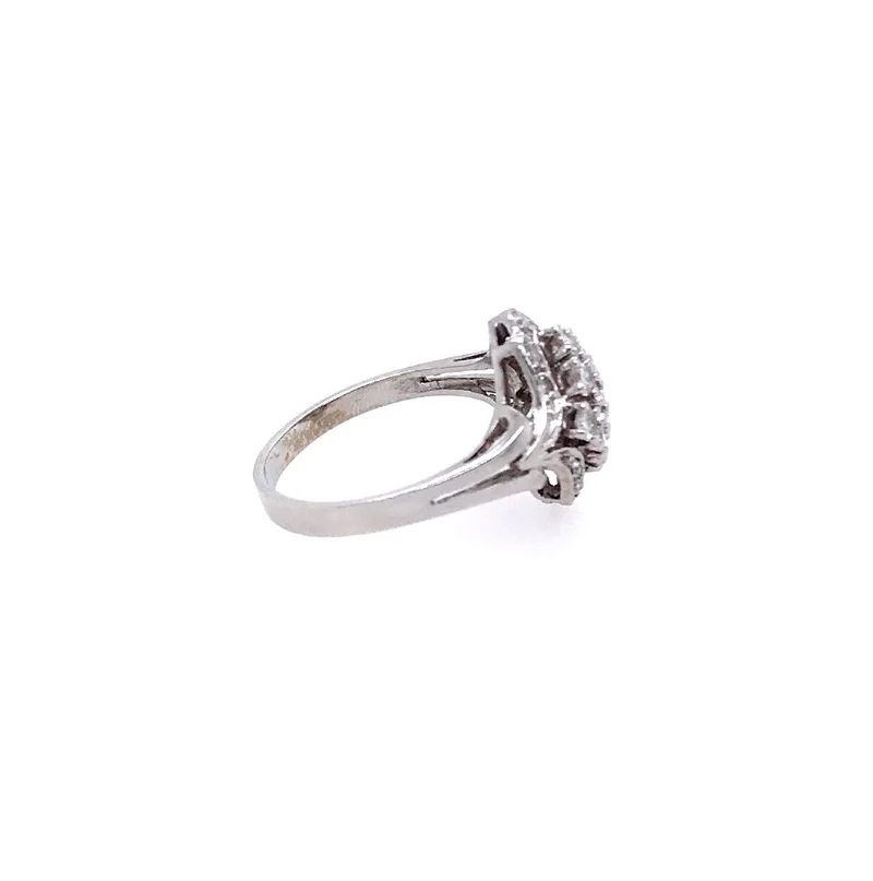 Ring Weissgold 585 mit Diamanten & Brillanten