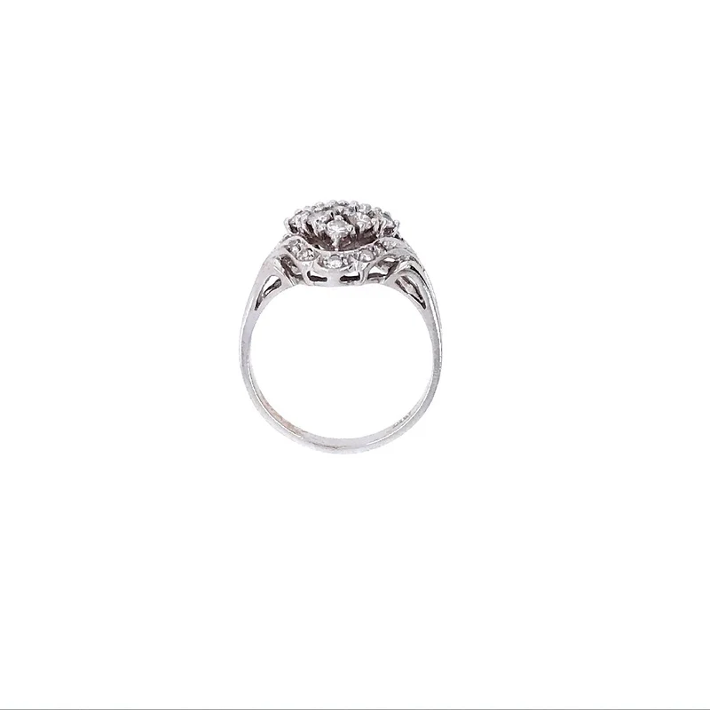 Ring Weissgold 585 mit Diamanten & Brillanten