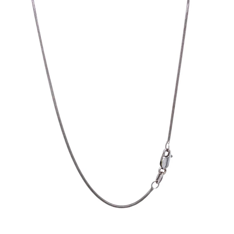 Kette mit Topas Anhänger Weissgold 585