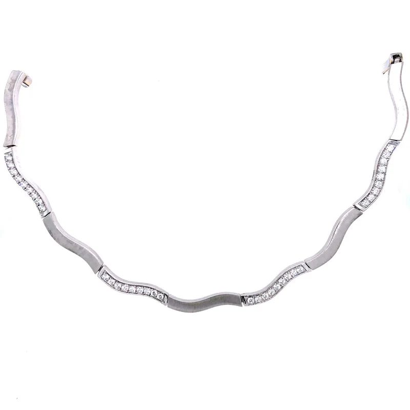 Kette Weissgold 585 mit Brillanten
