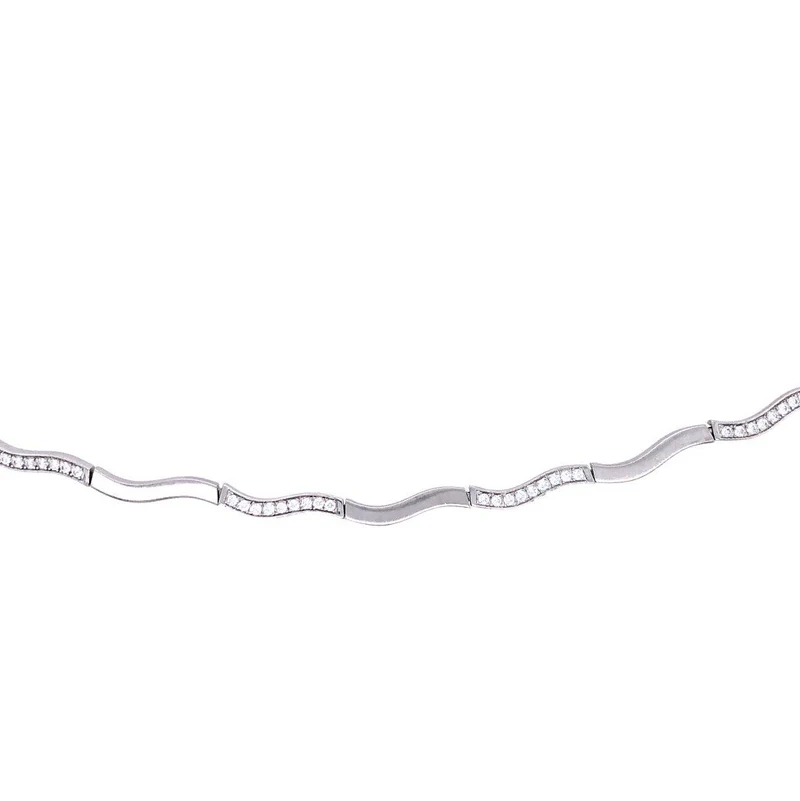 Kette Weissgold 585 mit Brillanten