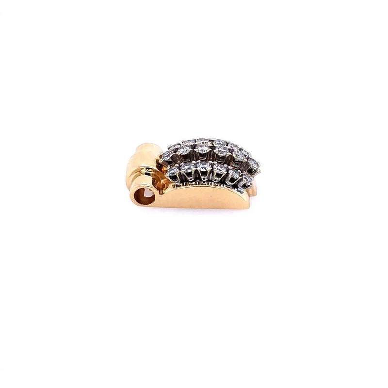Anhänger Bicolor Gold 585 mit Brillanten
