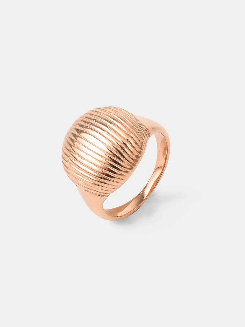 Sculpted Shine Ring