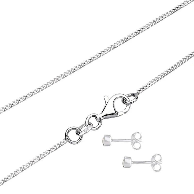 Schmuckset Feder | Mit Kristallen von Swarovski® (Weiß)