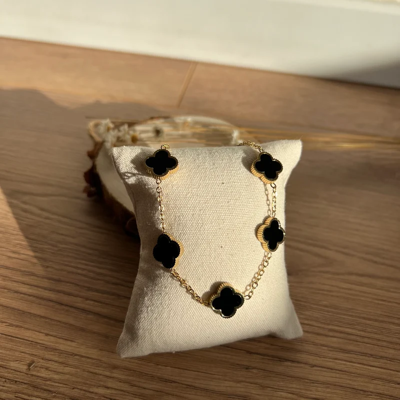 ROSIE Kette | Gold Schwarz
