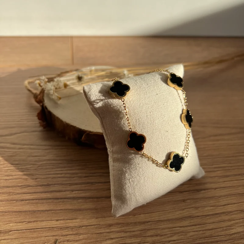 ROSIE Kette | Gold Schwarz
