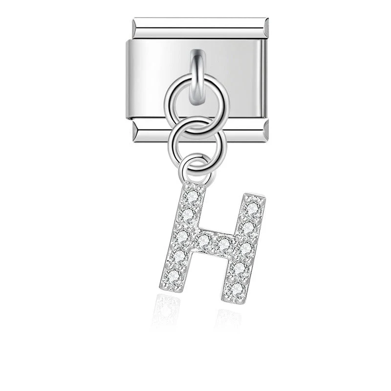 Glitzer Anhänger H