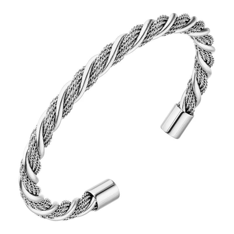 Twist Armreif | 18K vergoldet