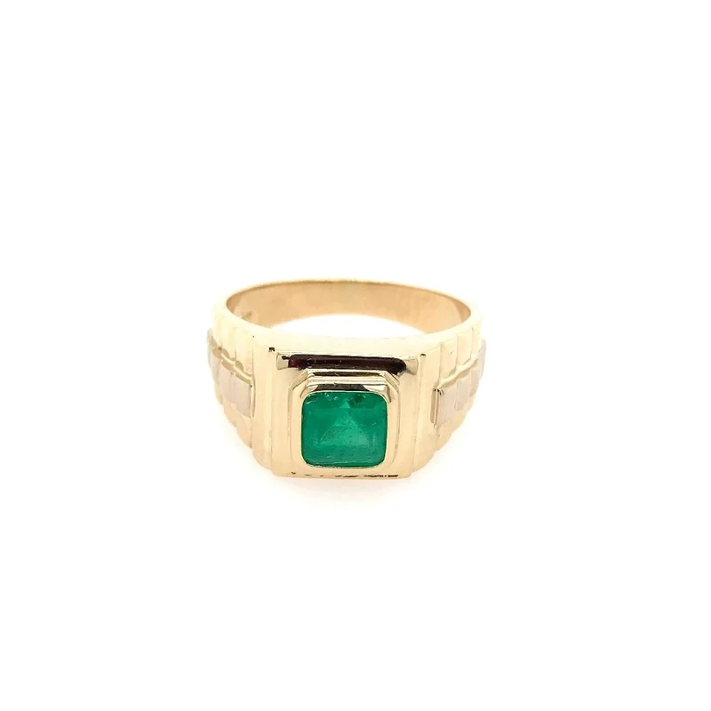 Ring Gelbgold 750 mit Smaragd