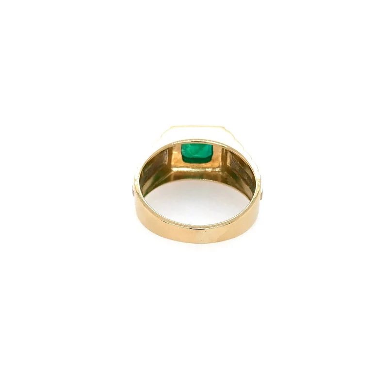 Ring Gelbgold 750 mit Smaragd