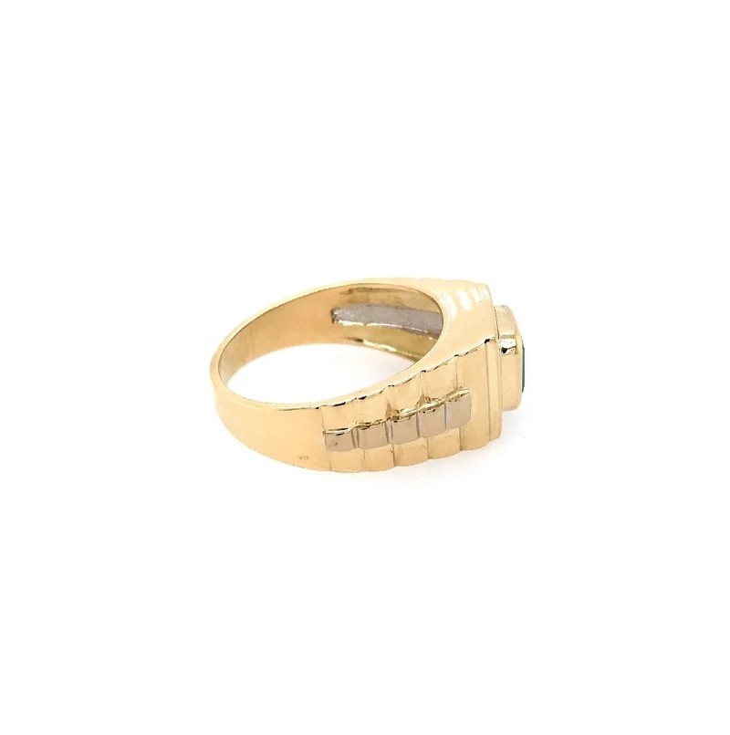 Ring Gelbgold 750 mit Smaragd