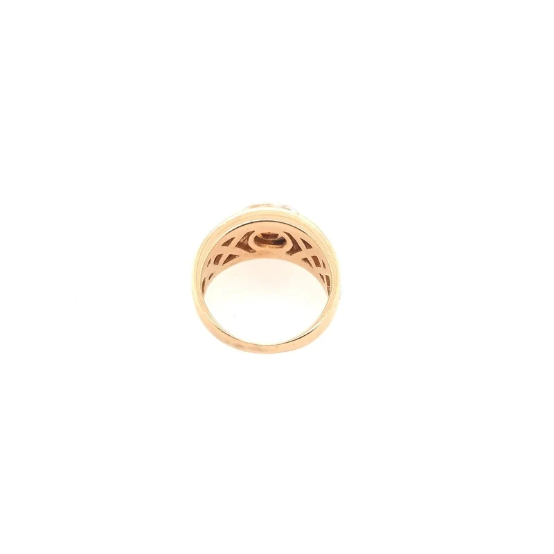 Ring Bicolor Gold 585 mit Citrin