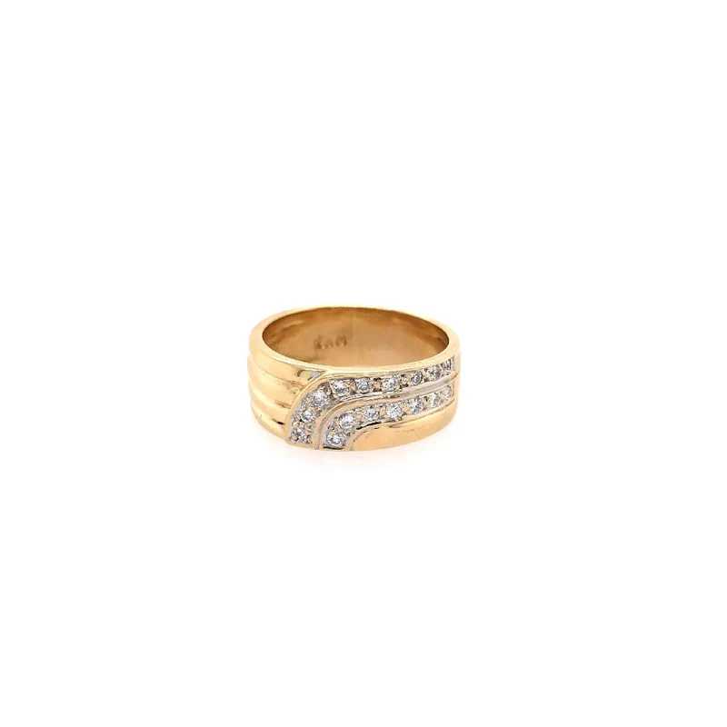 Ring Gelbgold 750 mit Brillanten