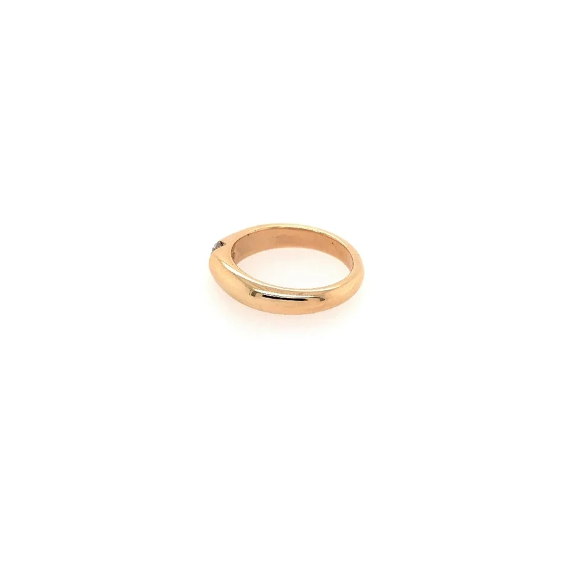 Solitaire Gelbgold 750 mit Brillant