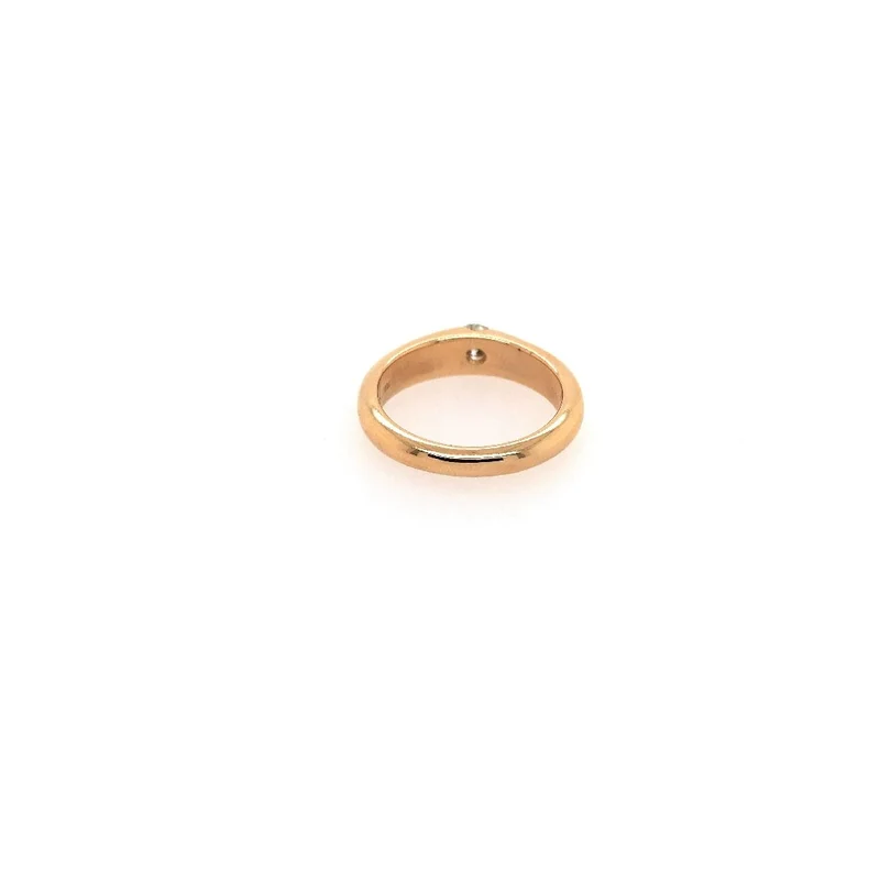 Solitaire Gelbgold 750 mit Brillant