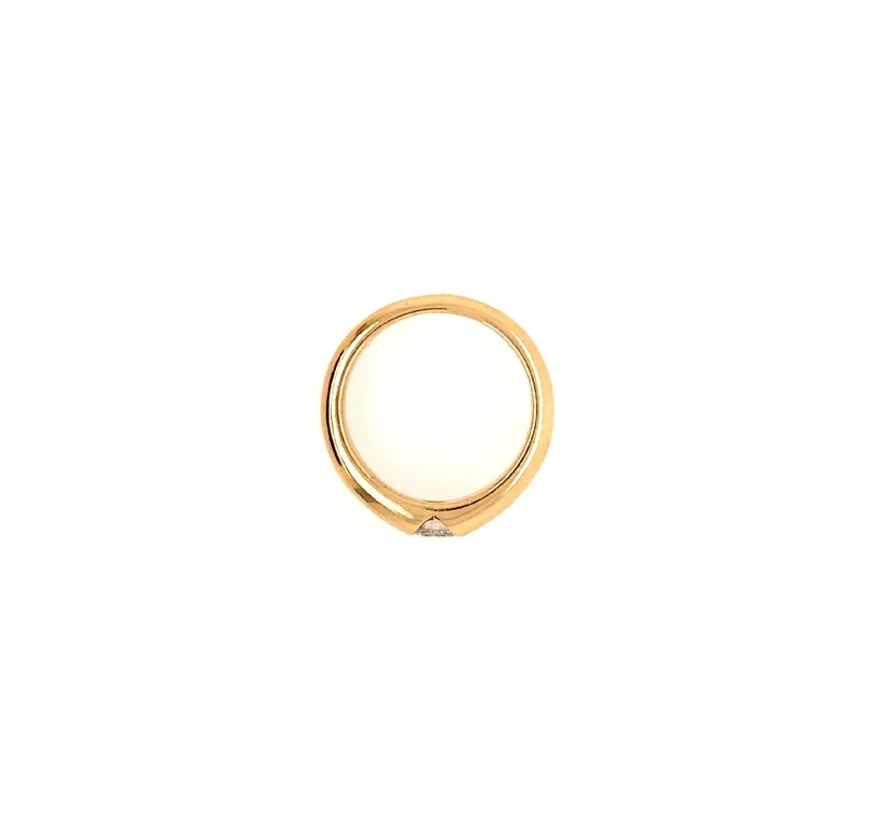Solitaire Gelbgold 750 mit Brillant
