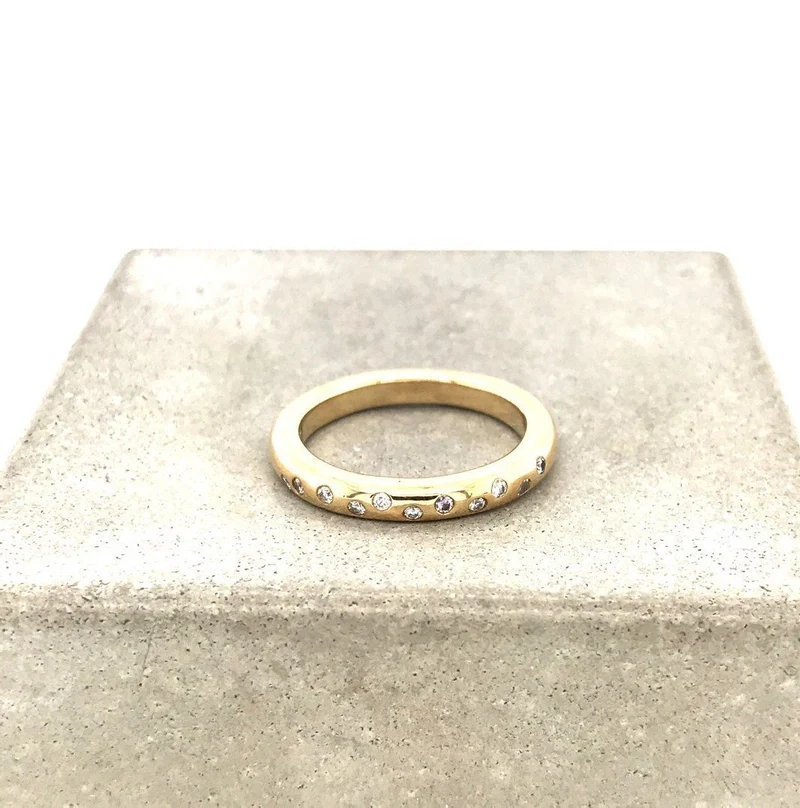 Ring Gelbgold 585 mit Brillanten