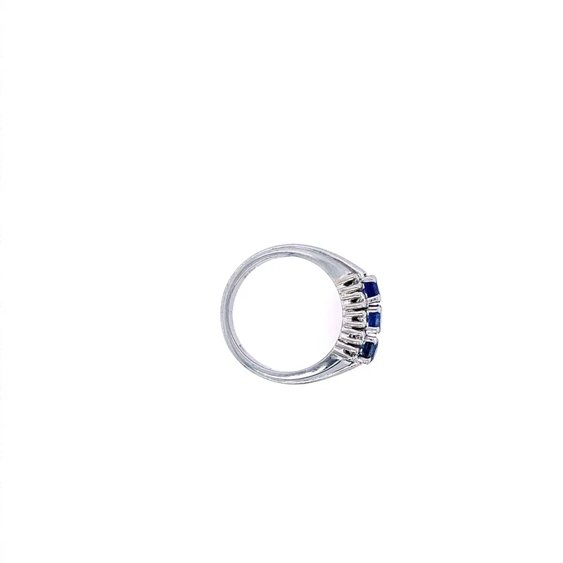 Ring Weissgold 750 mit Saphir & Brillanten
