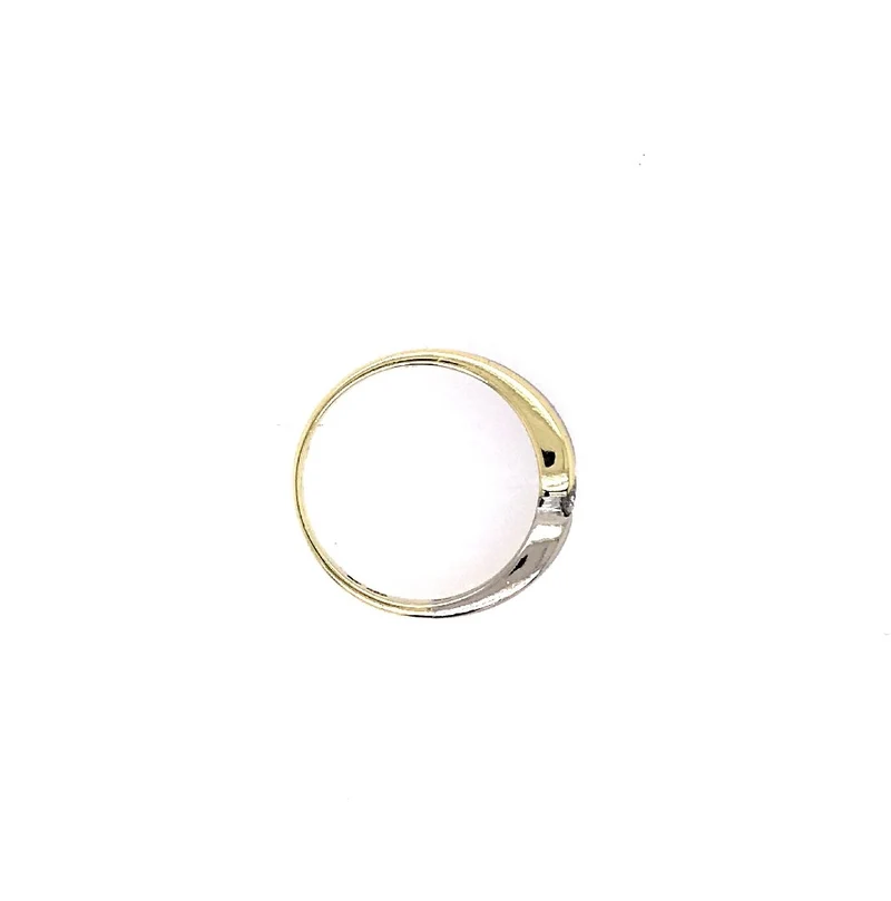 Ring Bicolor Gold 585 mit Brillant