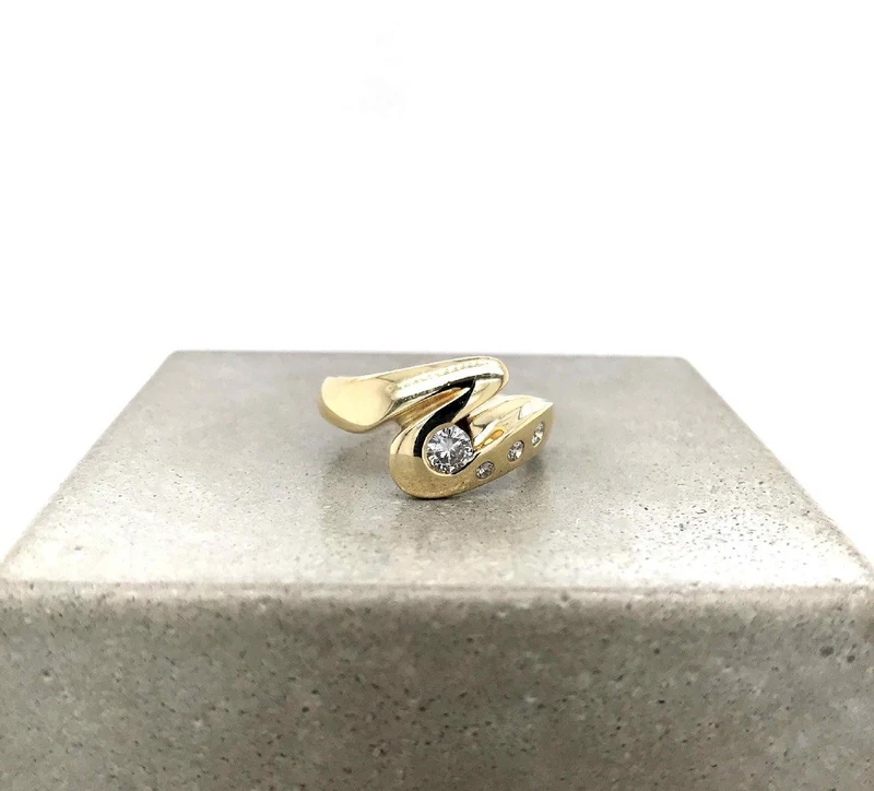 Ring Gelbgold 585 mit Brillanten