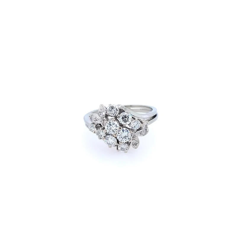 Ring Weissgold 750 mit Brillanten & Diamanten