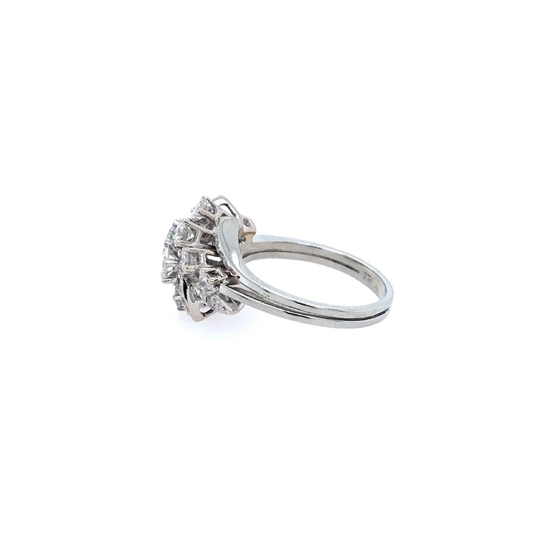 Ring Weissgold 750 mit Brillanten & Diamanten