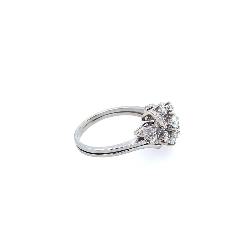 Ring Weissgold 750 mit Brillanten & Diamanten
