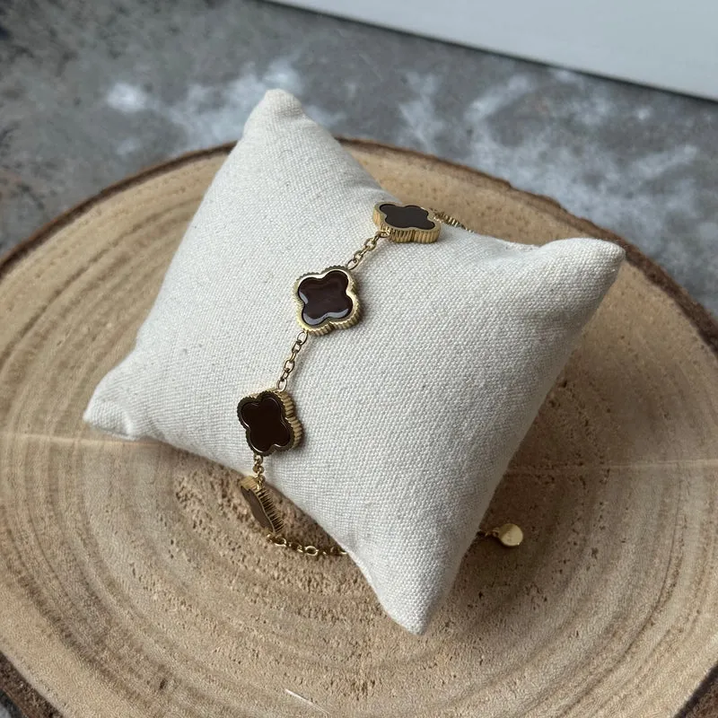ROSIE Armband | Gold Braun