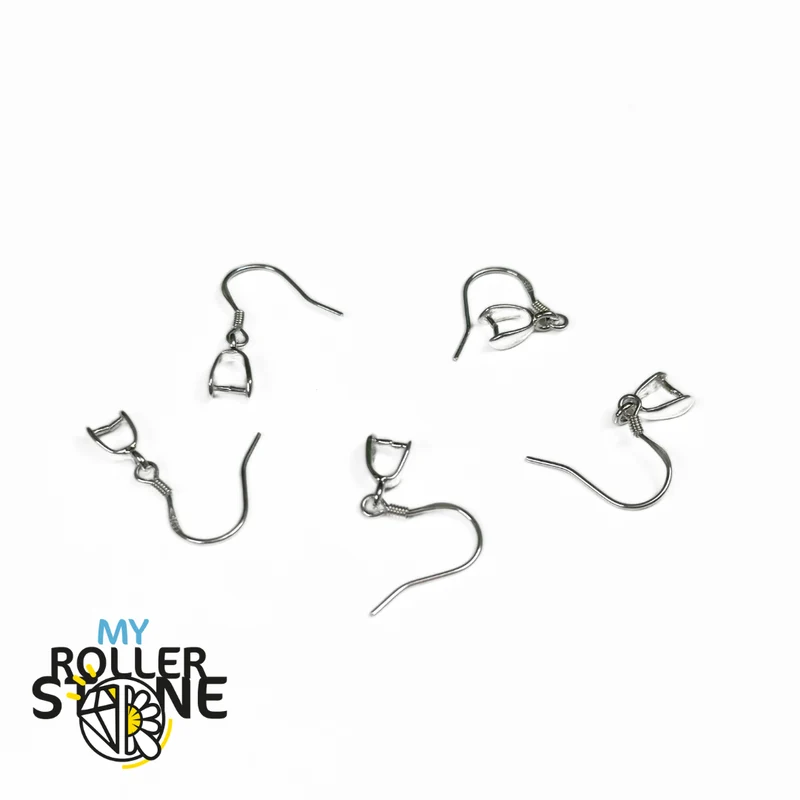 Ohrhaken mit Ösen aus 925er Sterlingsilber