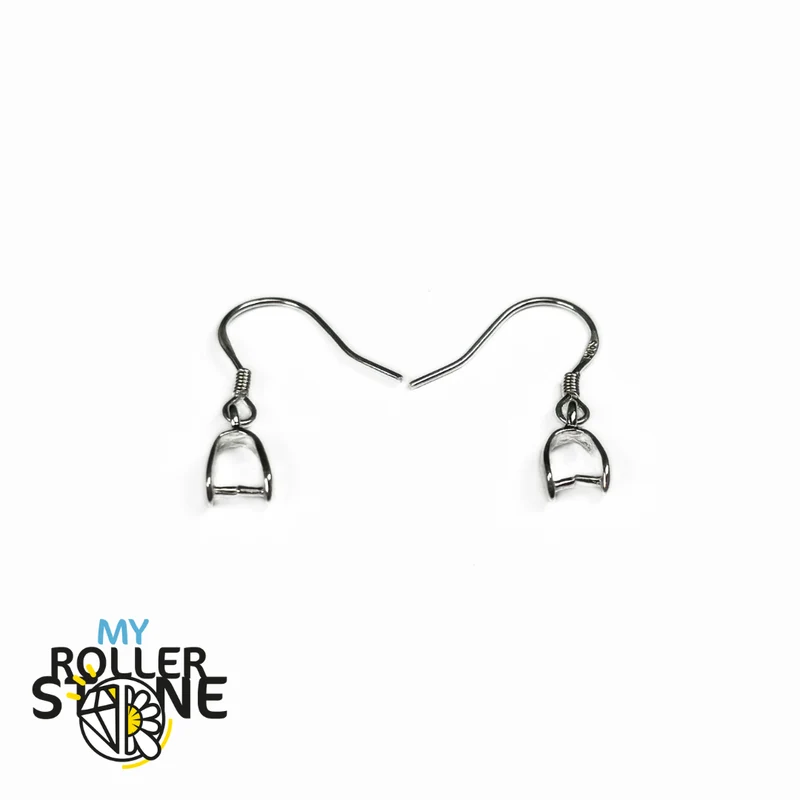 Ohrhaken mit Ösen aus 925er Sterlingsilber
